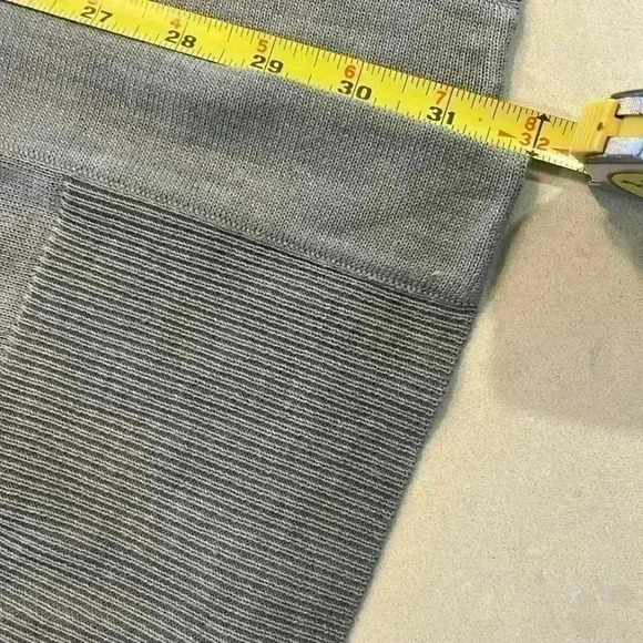 Women’s Open Cardigan M Lilac Long Lines Ribbed Cuffs & Hem Soft Classy No Tags - Picture 6 of 8